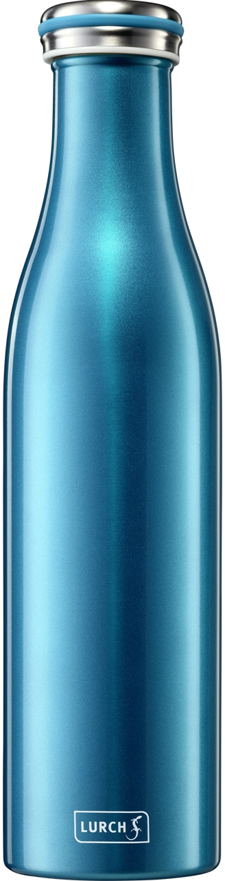 Lurch Edelstahl Isolierflasche 750 ml wasserblau wasserblau / hellblau 1