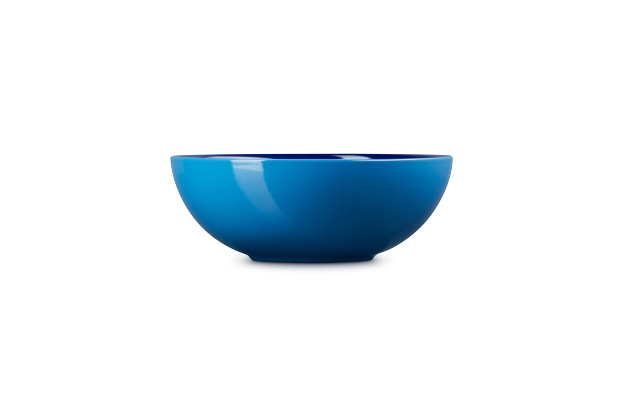 Le Creuset Keramik Salatschüssel 24 cm azure azure / blau 3