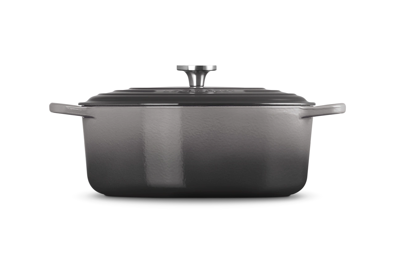 Le Creuset Gusseisen Bräter oval 31 cm flint / grau 3