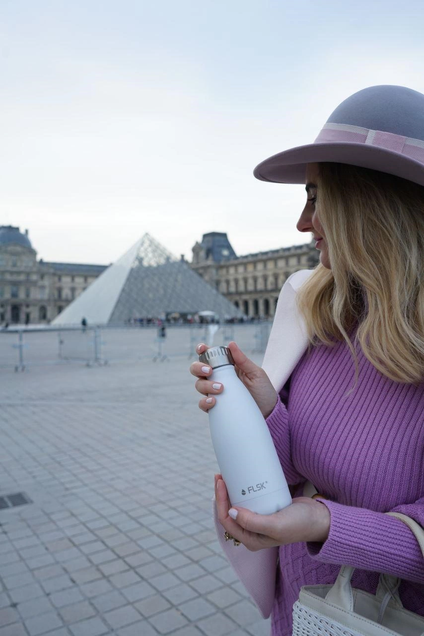 FLSK Trinkflasche / Isolierflasche 0,75 l Edelstahl Edelstahl 2