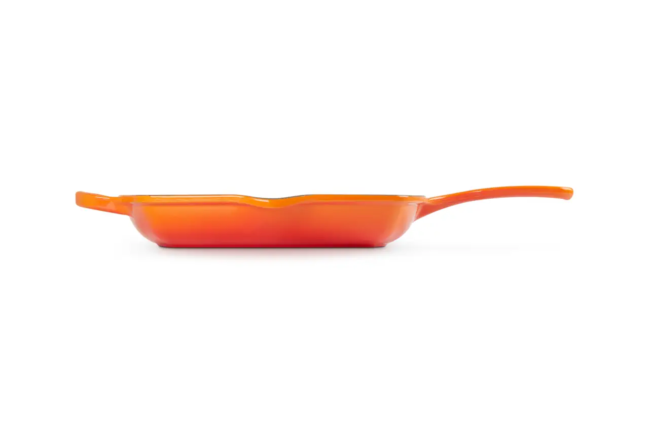 Le Creuset Grillpfanne 26 cm viereckig ofenrot / orange 3