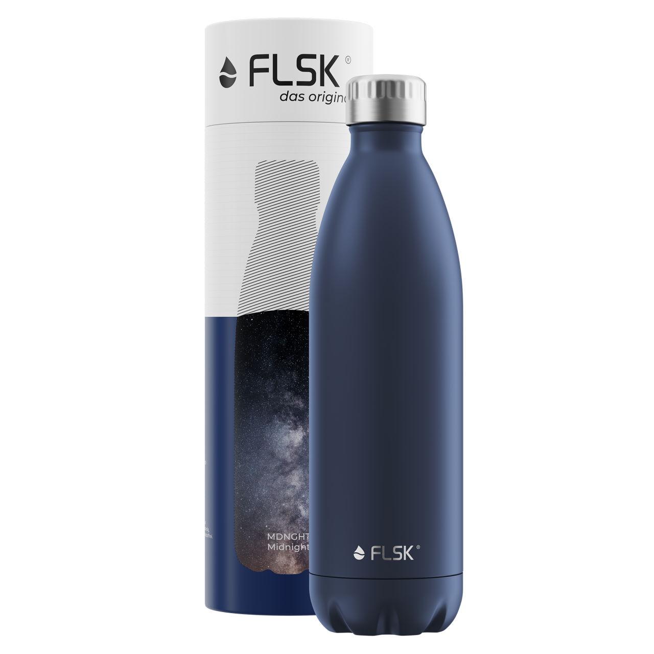 FLSK Trinkflasche / Isolierflasche 1 l midnight / blau 2