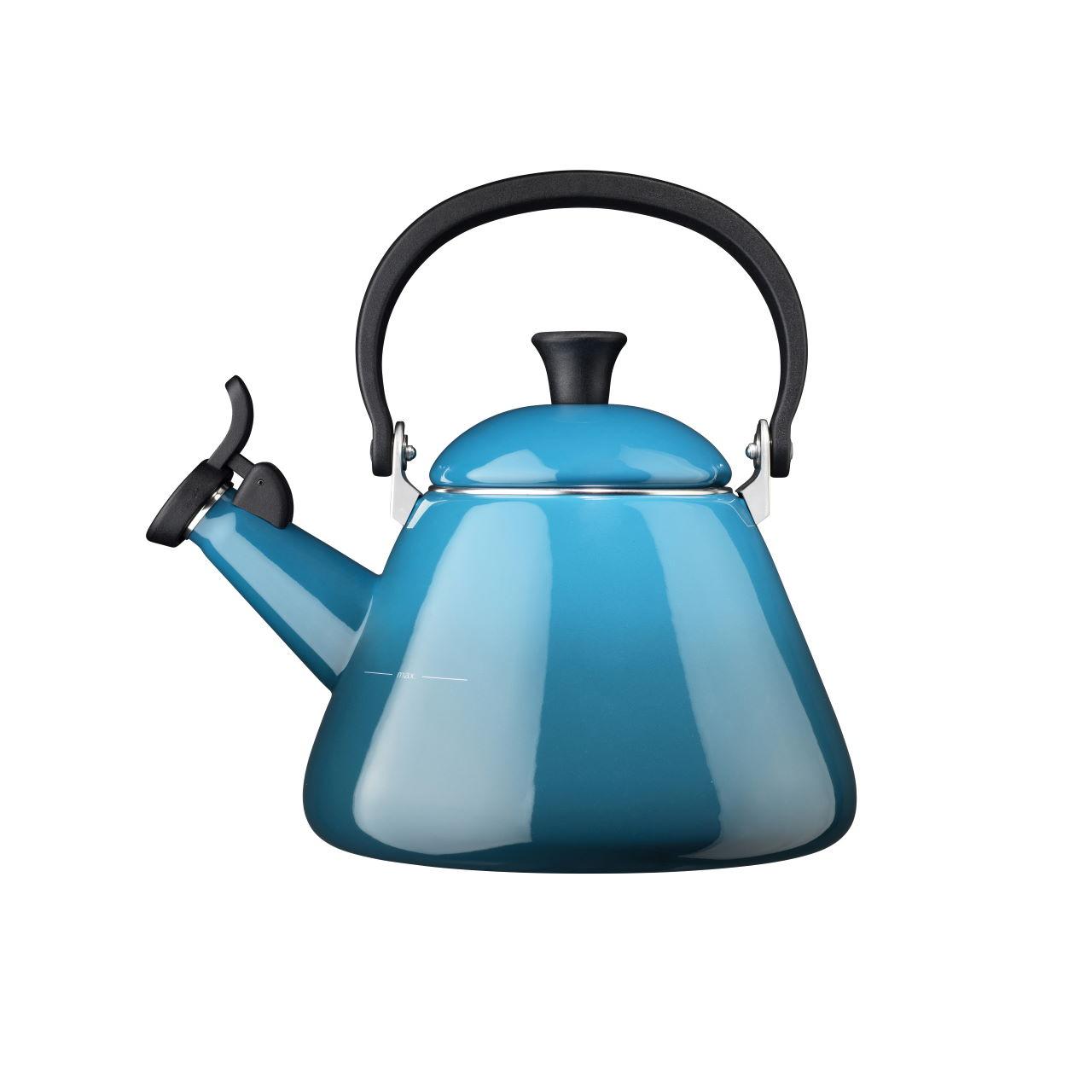 Le Creuset Wasserkessel Kone deep teal / grünblau 1