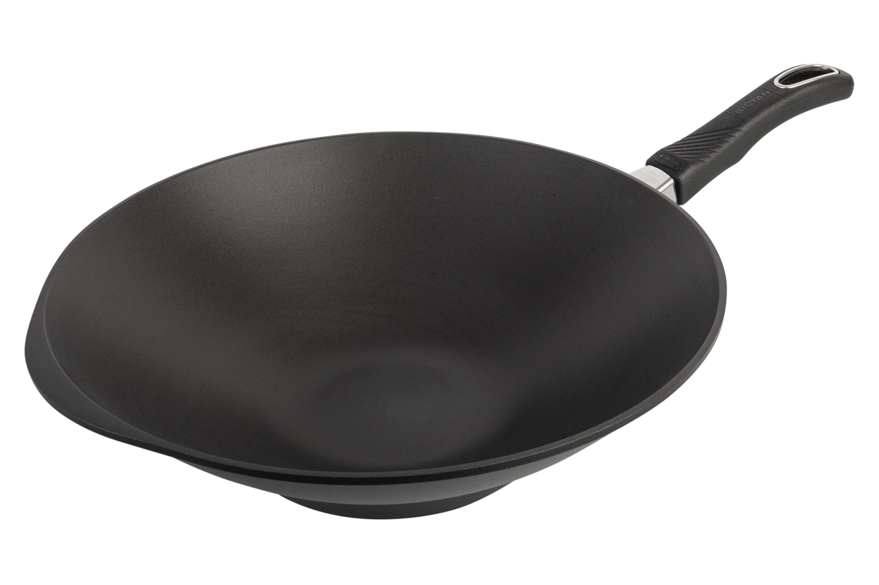 Wok Gastrolux Aluguss 36 cm Biotan beschichtet Induktion 1