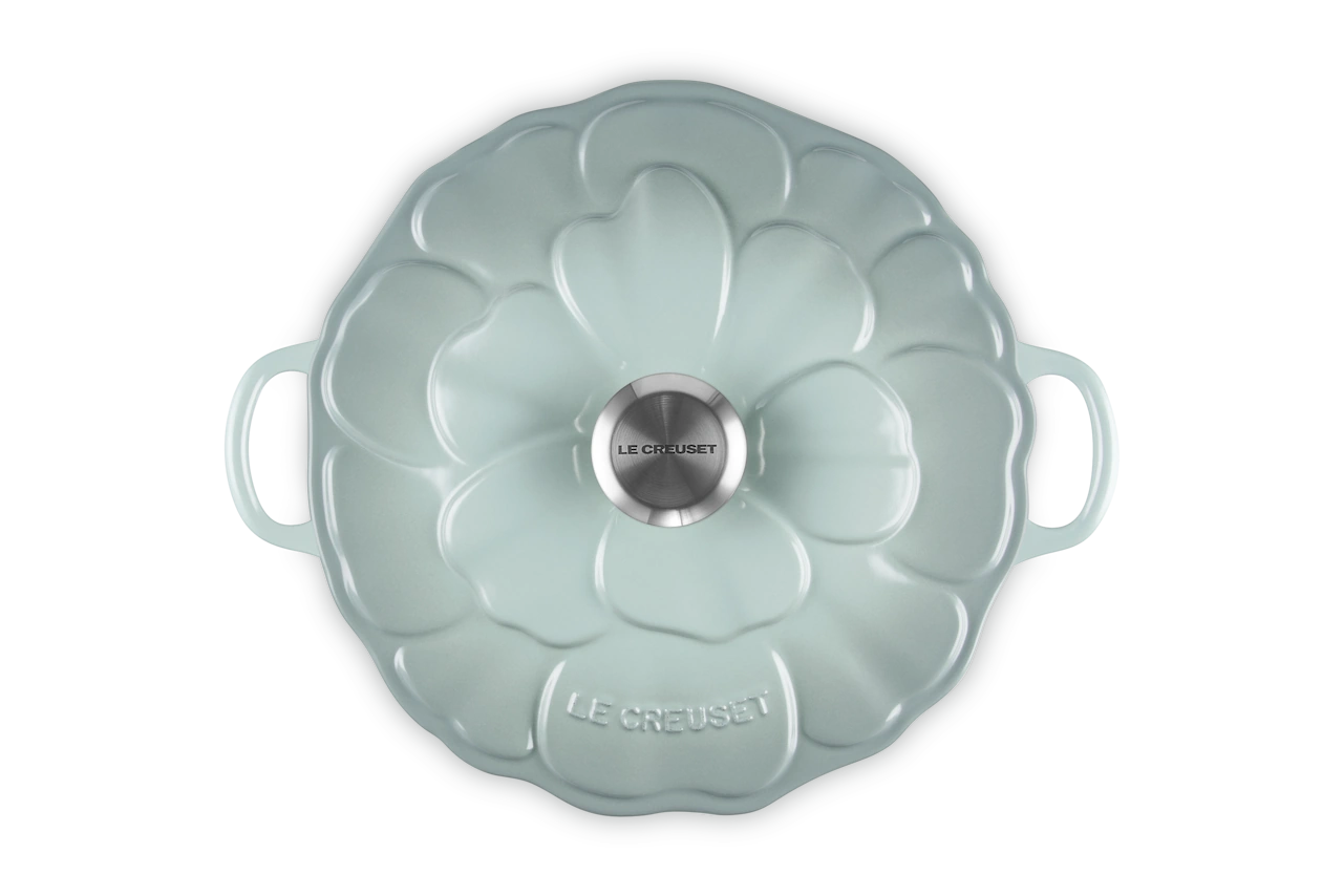 Le Creuset Gourmet Gusseisen Profitopf Blume 26 cm 3