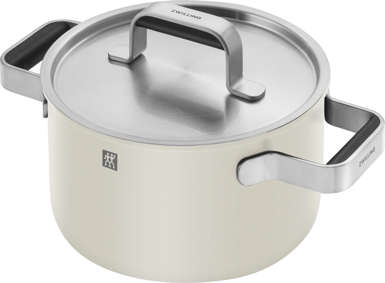 Zwilling Edelstahl Topfset Pure 5teilig elfenbein / creme creme 4