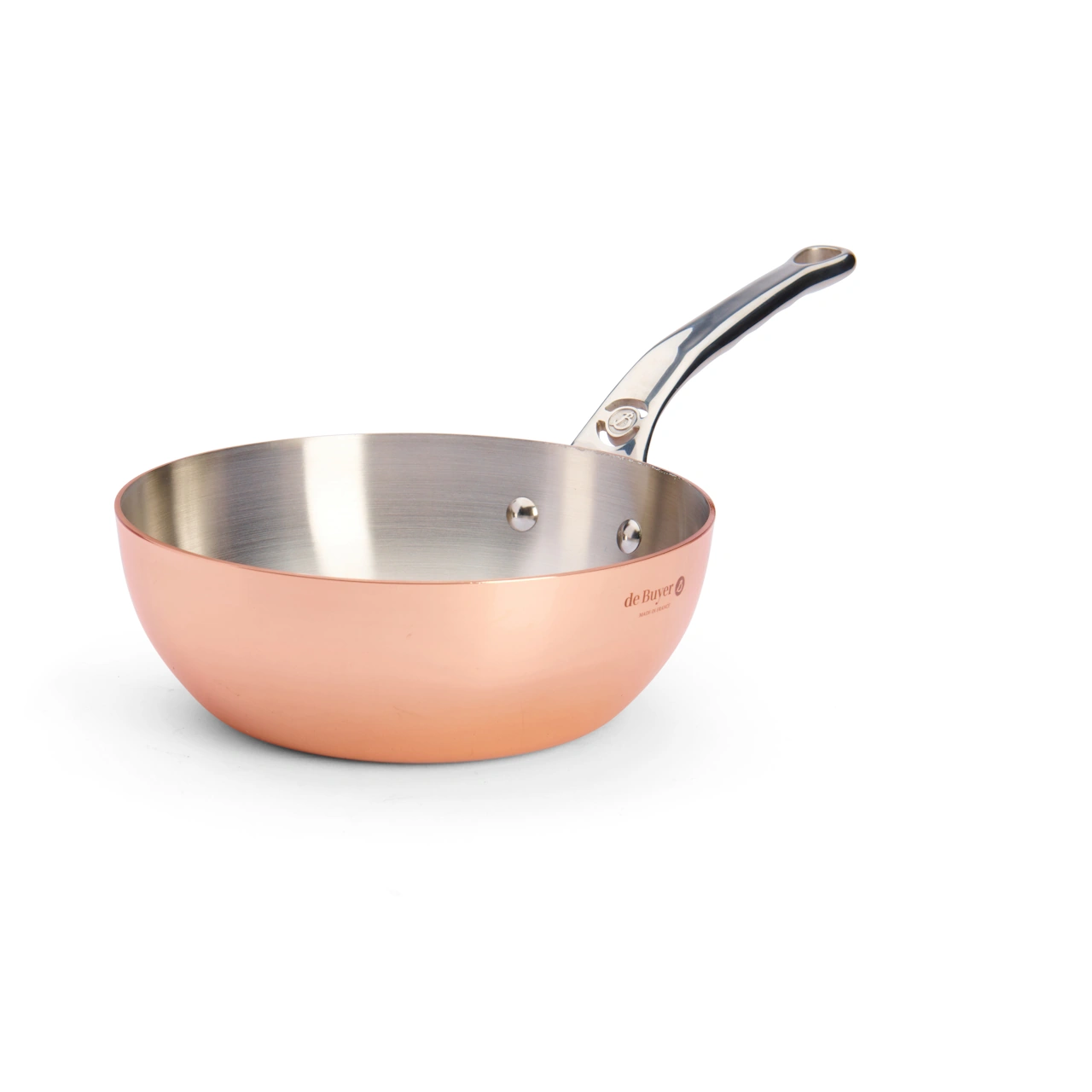 De Buyer Kupfer Sauteuse Induktion konisch 20 cm