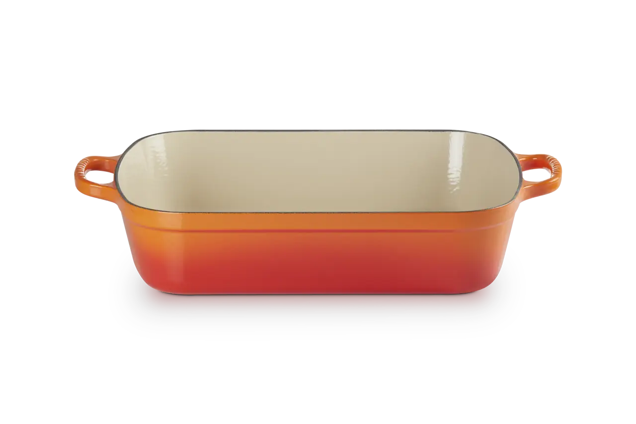 Le Creuset Gusseisen Bratreine 36 cm ofenrot / orange 3