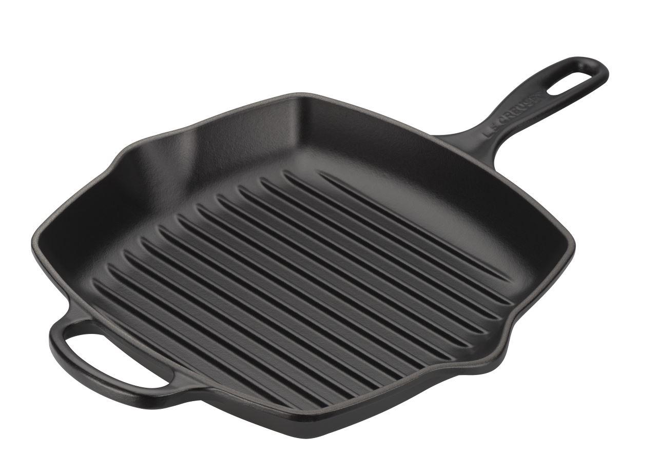Le Creuset Grillpfanne 26 cm viereckig schwarz 6