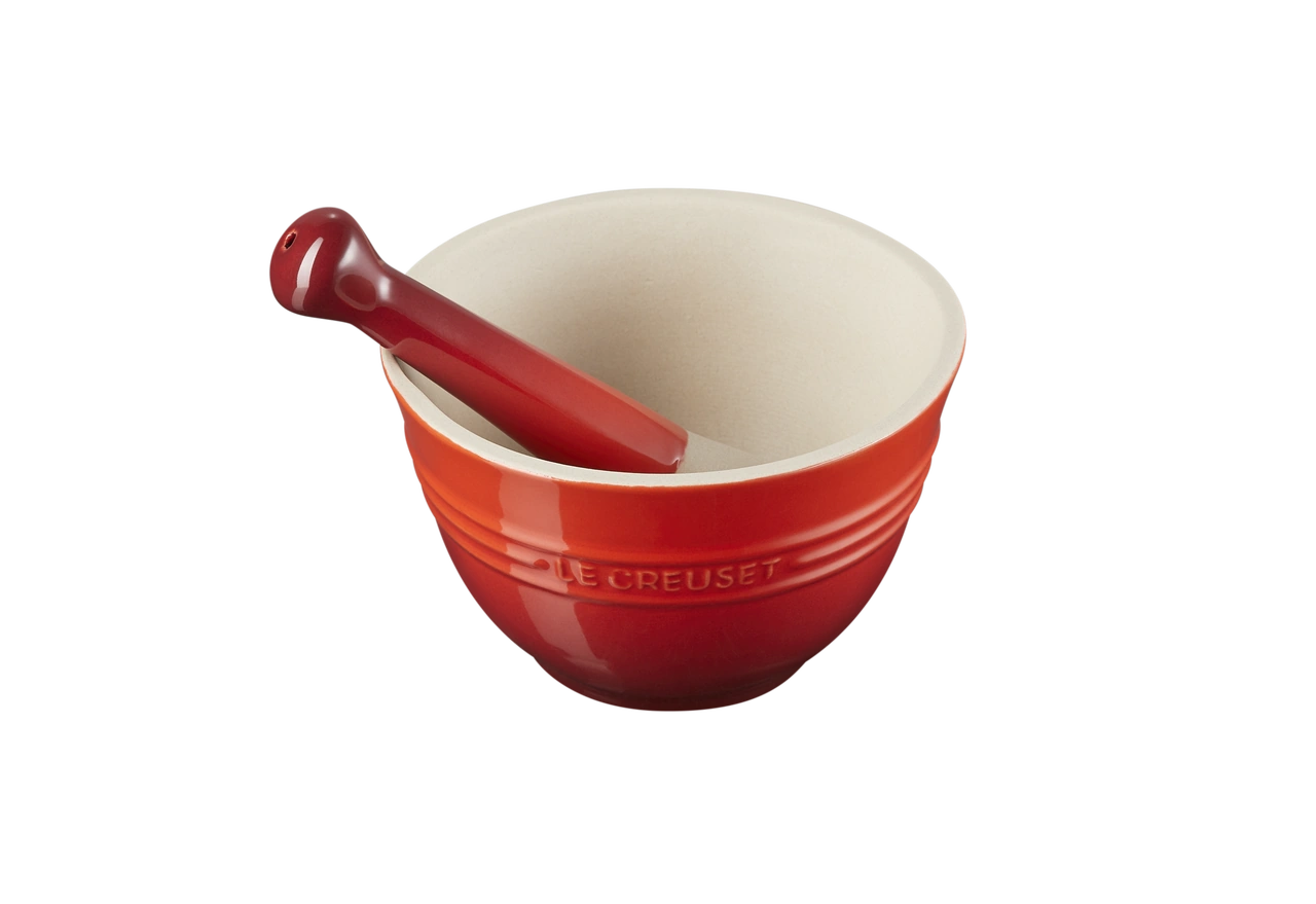 Le Creuset Keramik Mörser kirschrot kirschrot 1