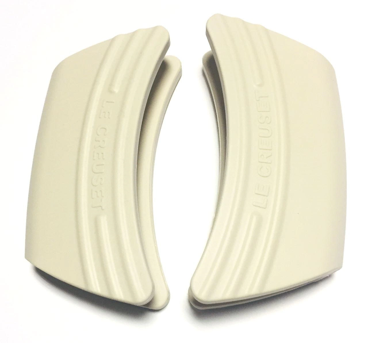 Le Creuset Silikon Topf Griffschutz 2-teilig meringue / creme meringue / creme 1