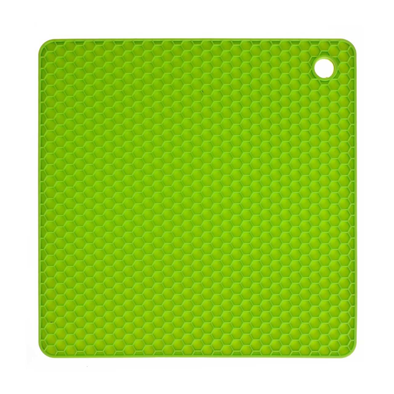 Kochblume Silikon Topfuntersetzer quadratisch limette 1
