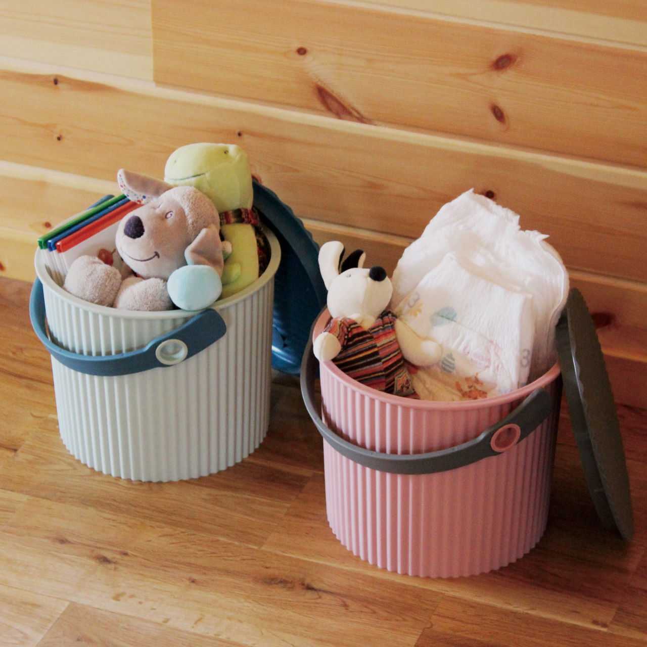 Hachiman Eimer 10 Liter grau uni | grau uni