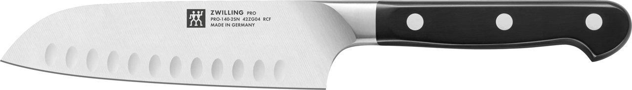 Zwilling Pro Santoku 14 cm mit Kullen