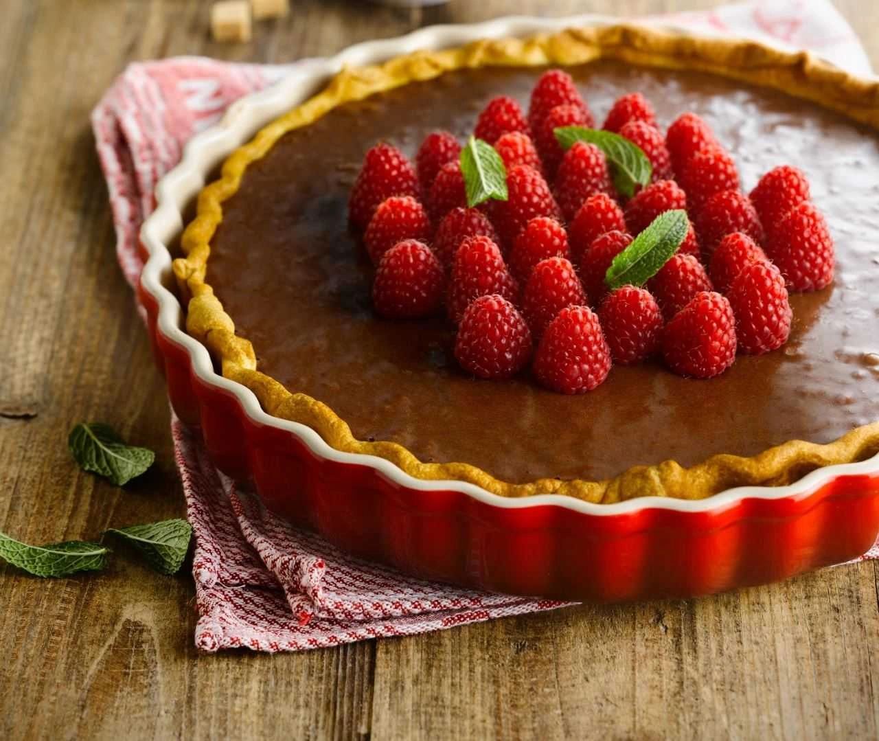 Le Creuset Tarte Form 24 cm kirschrot | kirschrot