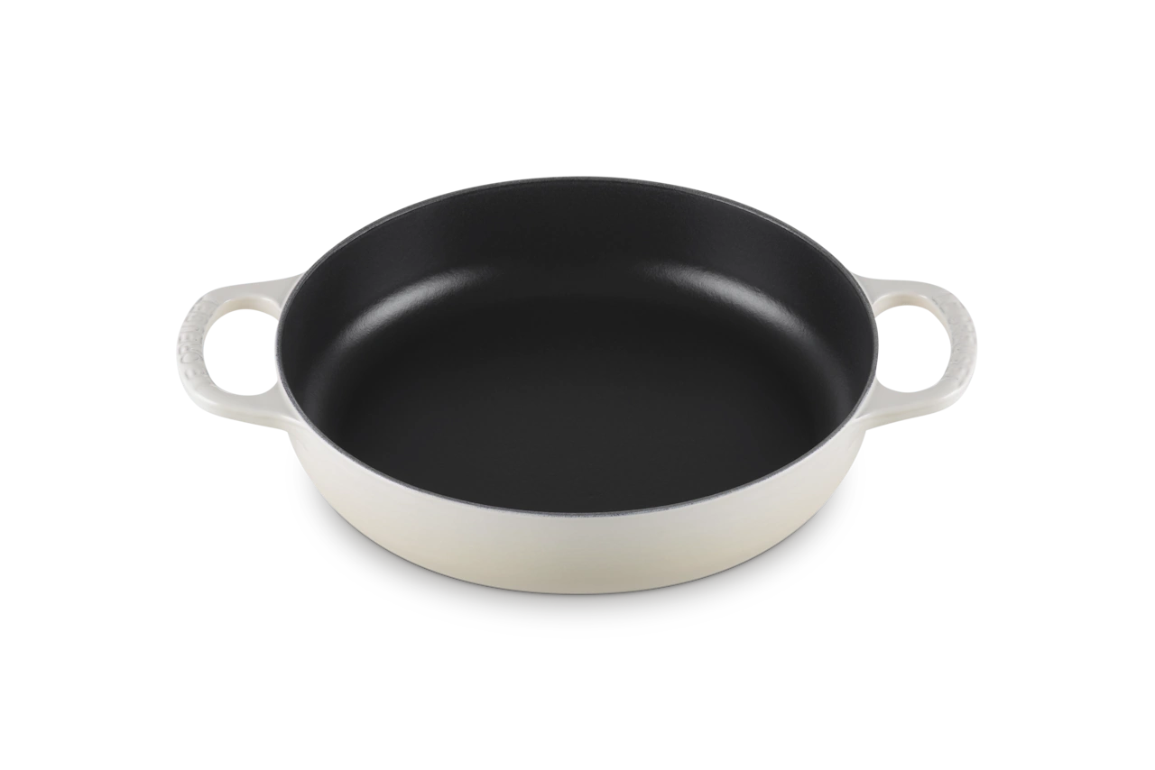 Le Creuset Servierpfanne mit 2 Griffen 28 cm meringue meringue / creme 2