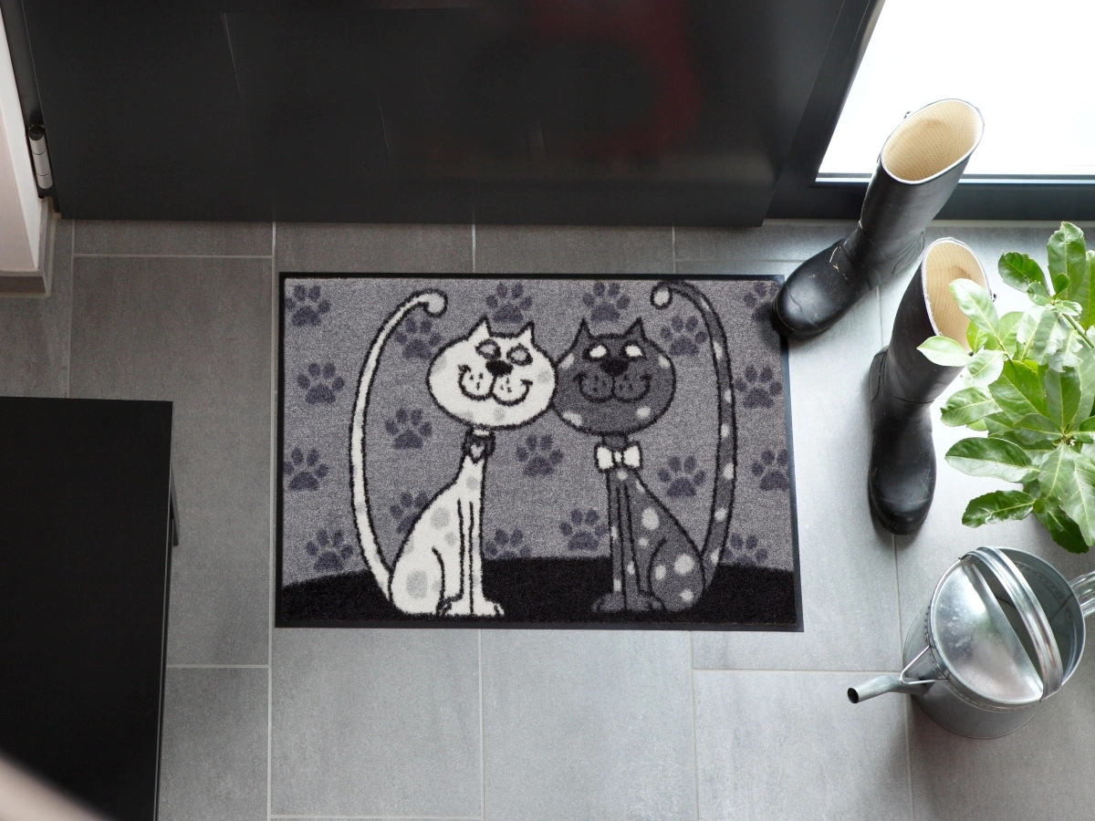 Salonlöwe Fußmatte Katzenpaar 2