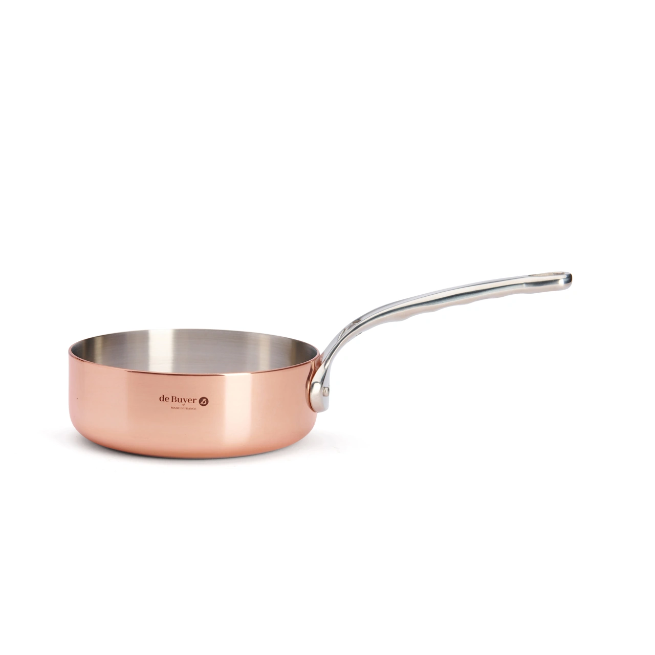 De Buyer Kupfer Sauteuse Induktion 16 cm 3