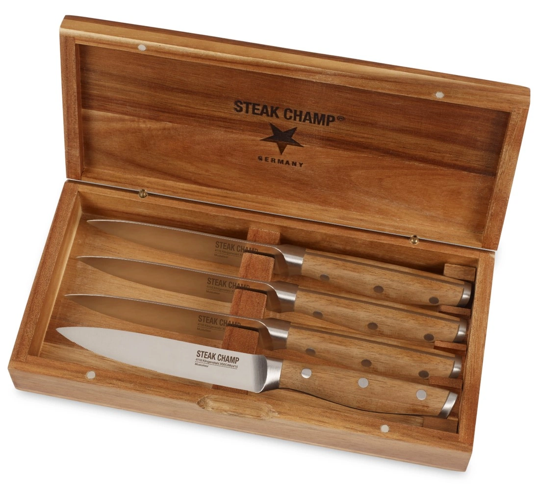 Steak Champ Gourmet Steakmesser Set 2