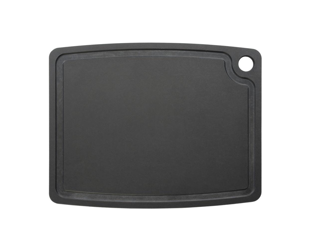 Jade Schneidebrett schwarz mit Saftrille 49 x 38 cm 1