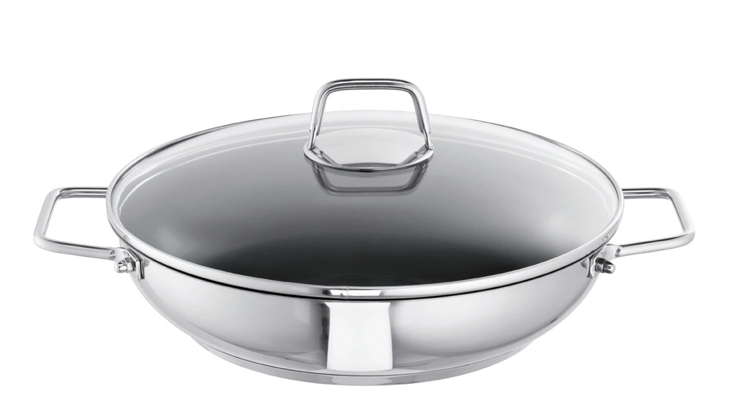 SUS Wega Schmorpfanne mit Glasdeckel 28 cm