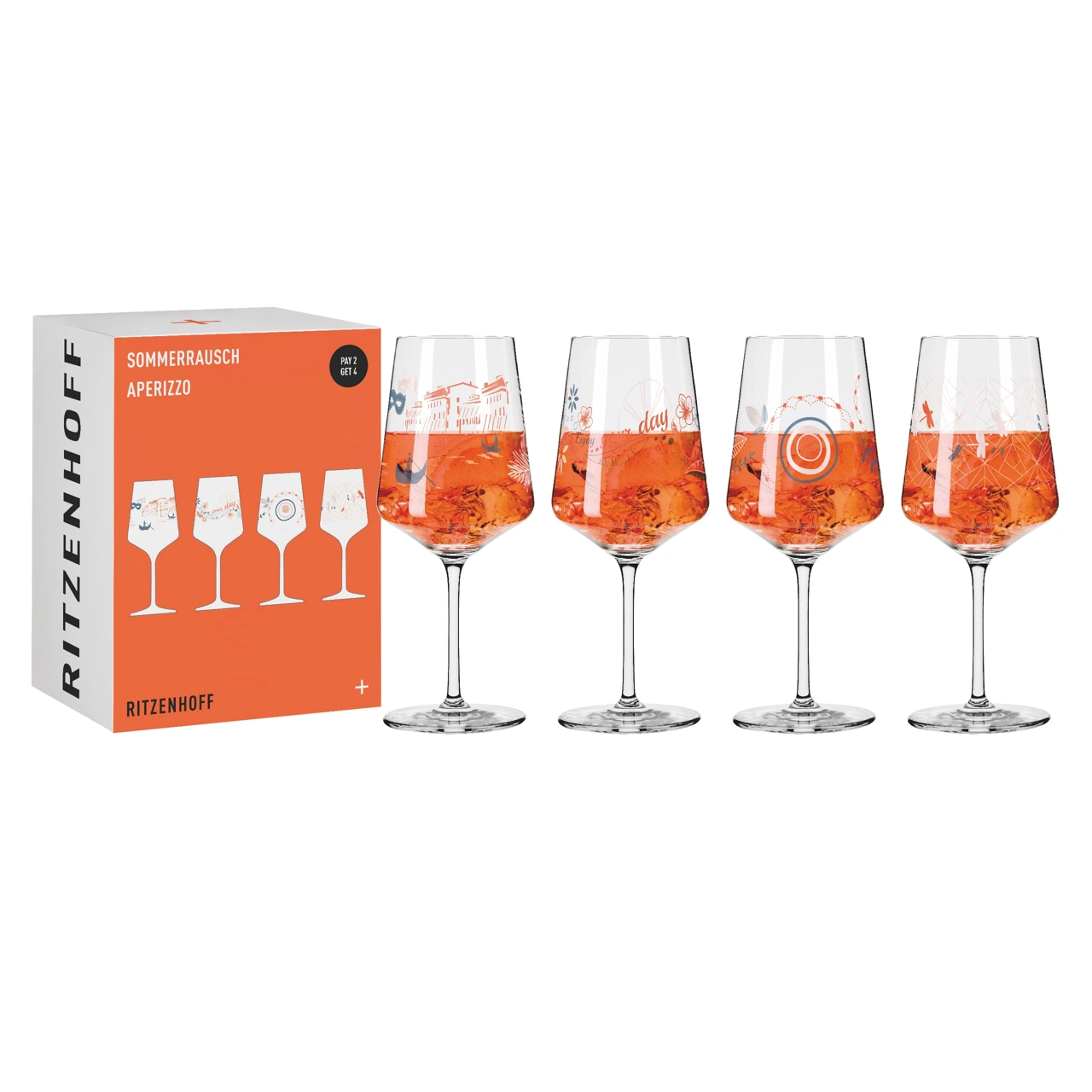 Ritzenhoff Sommerrausch Aperizzo 4er Set