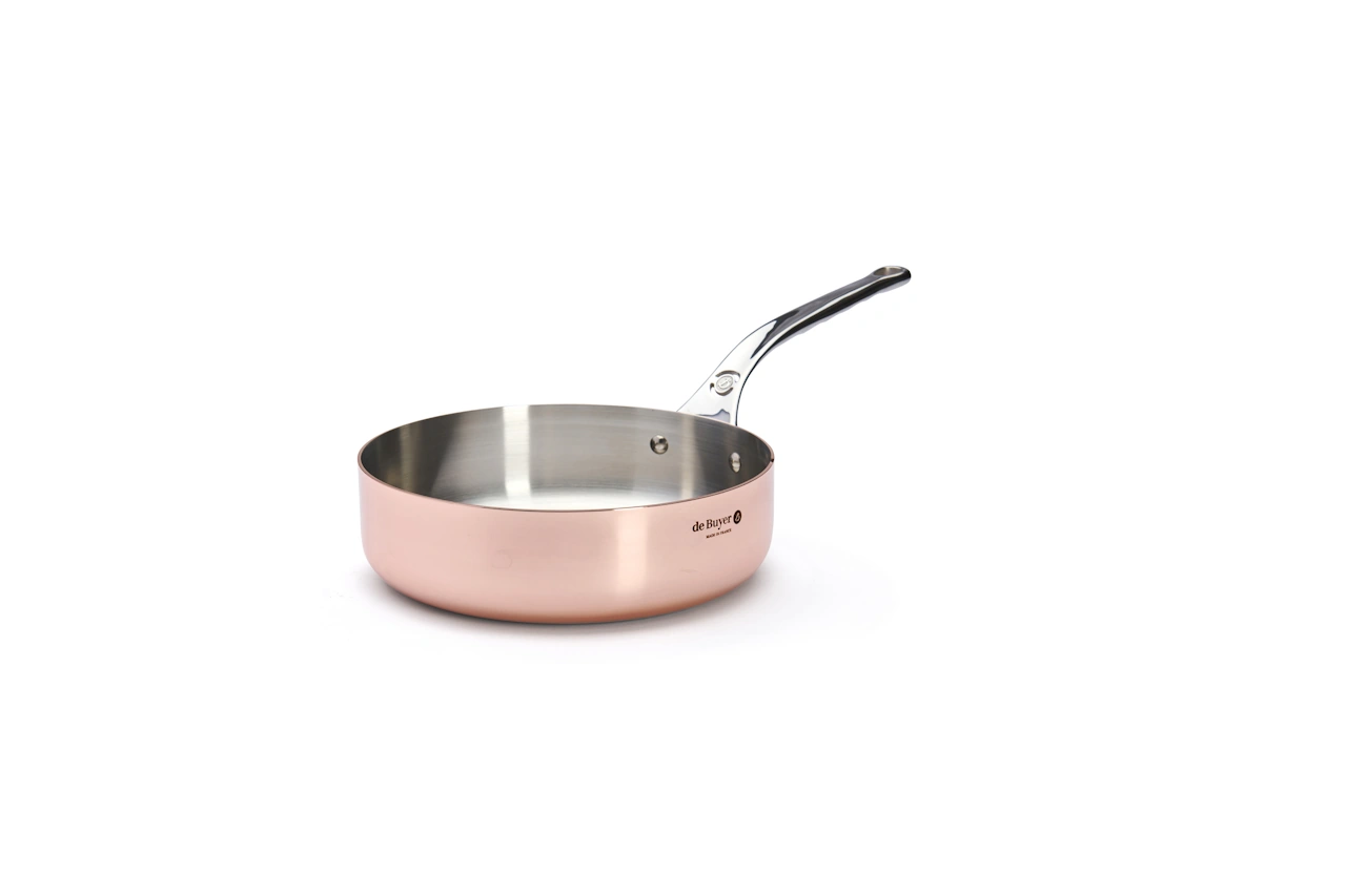 De Buyer Kupfer Sauteuse Induktion 24 cm