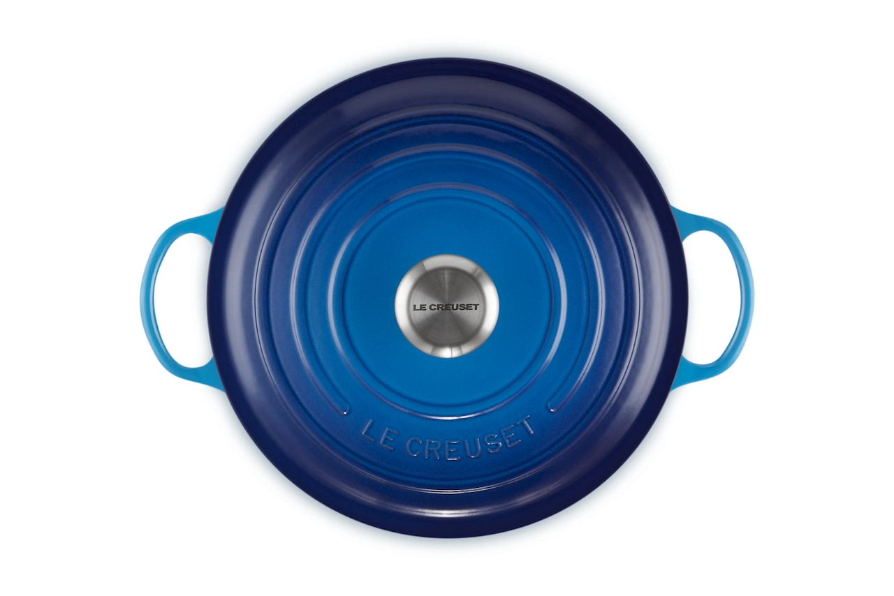 Le Creuset Topf La Marmite 26 cm azure / blau 4