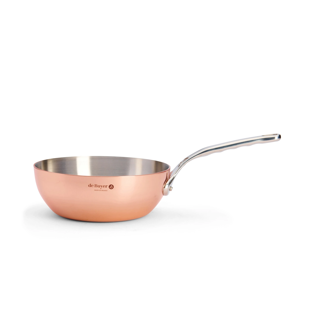 De Buyer Kupfer Sauteuse Induktion konisch 20 cm 3