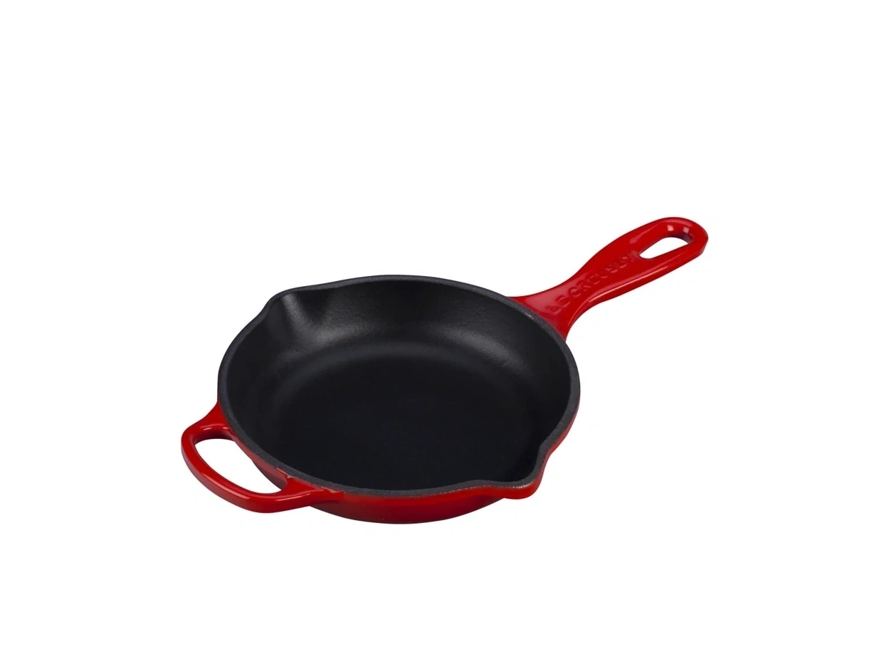 Le Creuset Gusseisen Brat- & Servierpfanne 16 cm kirschrot 1