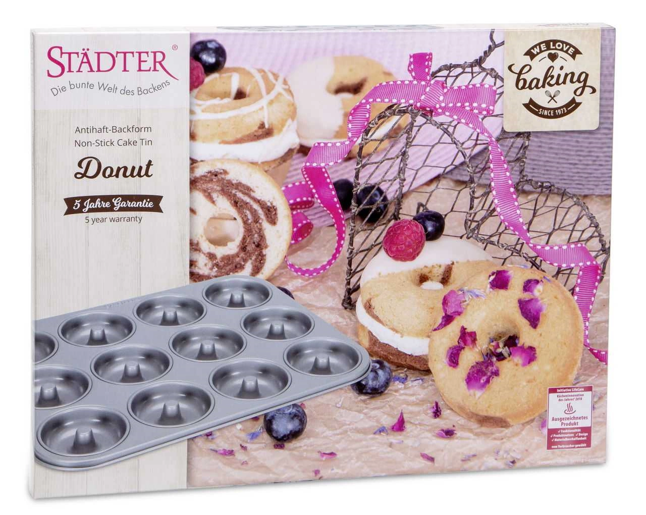 Städter Backform für Donuts 6