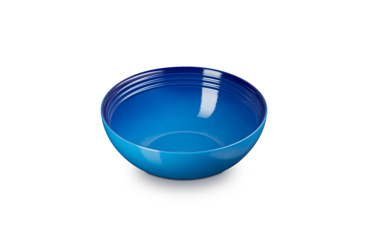 Le Creuset Keramik Salatschüssel 24 cm azure azure / blau 2