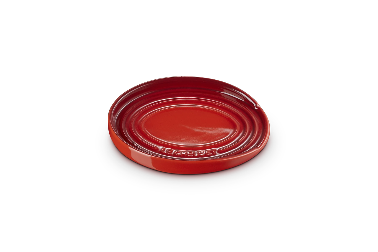 Le Creuset Keramik Löffelablage kirschrot 2