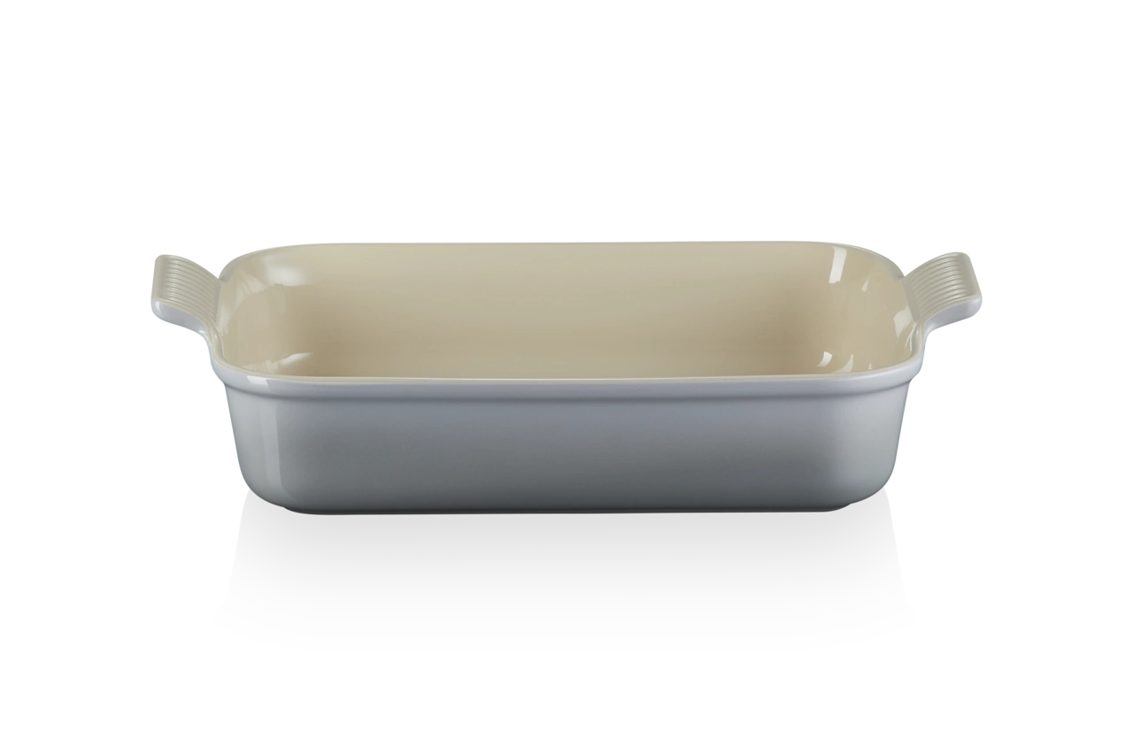 Le Creuset Keramik Auflaufform 32 cm perlgrau 2