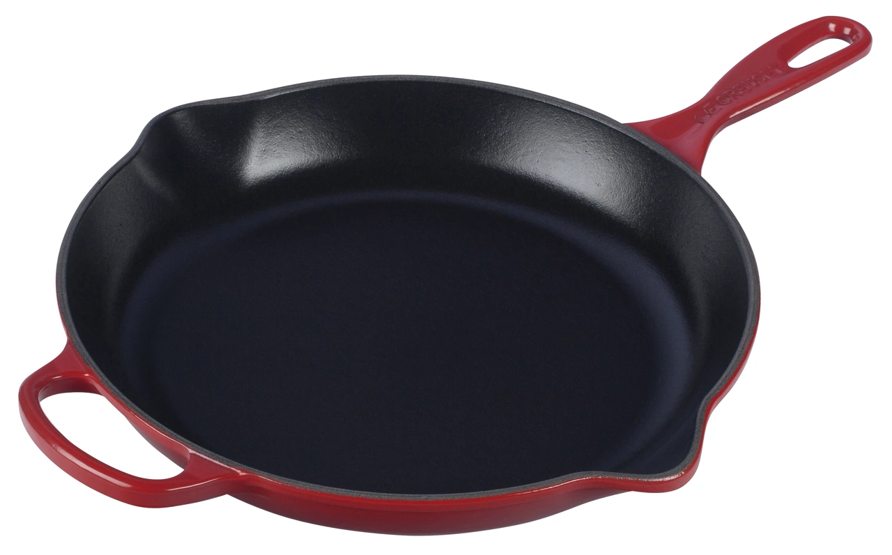 Le Creuset Gusseisen Brat- und Servierpfanne 26 cm kirschrot