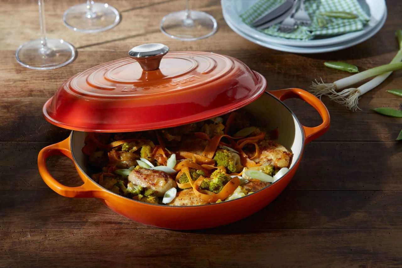 Le Creuset Gusseisen Gourmet Profitopf 26 cm ofenrot / orange ofenrot / orange 6