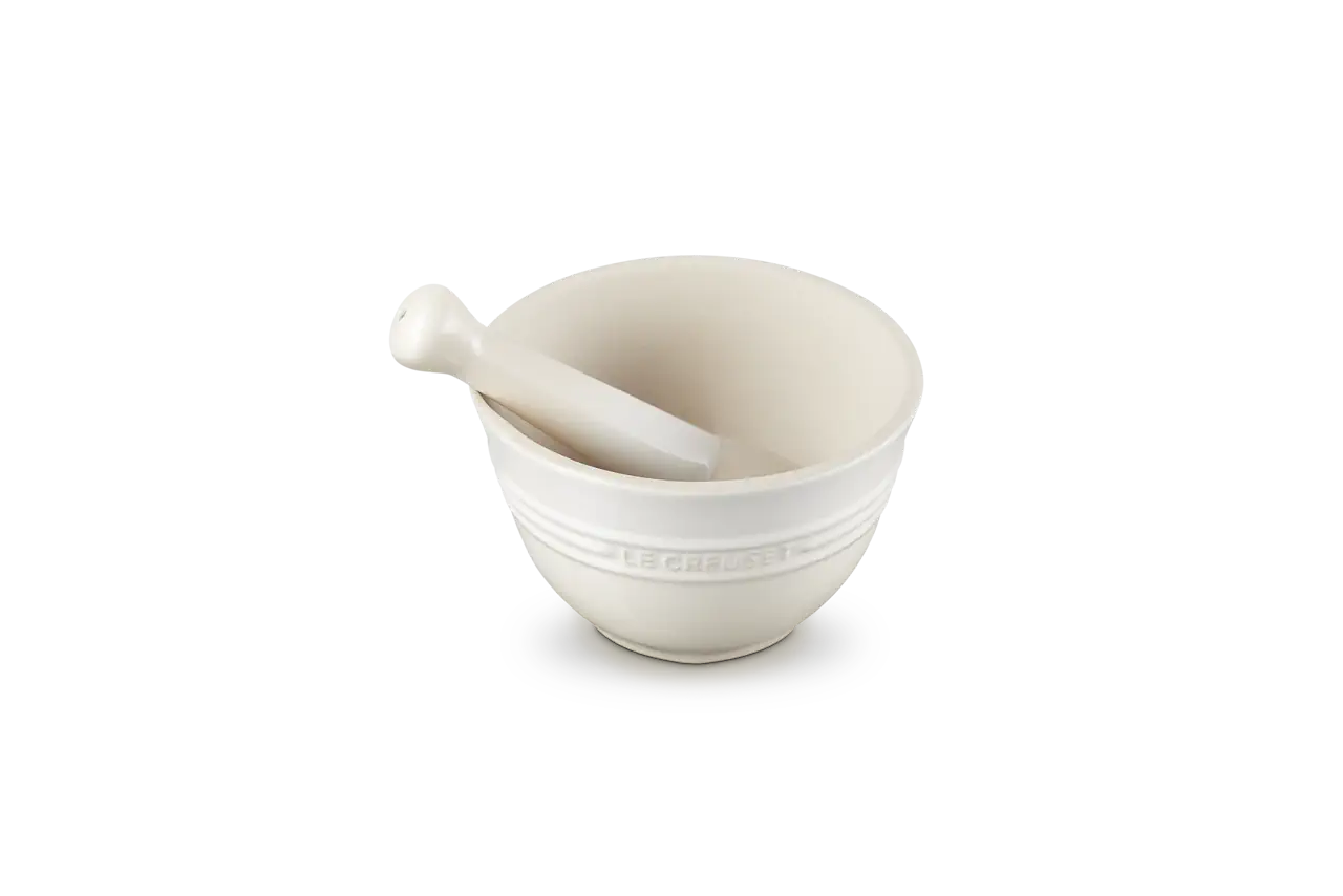 Le Creuset Keramik Mörser meringue / creme meringue / creme 1