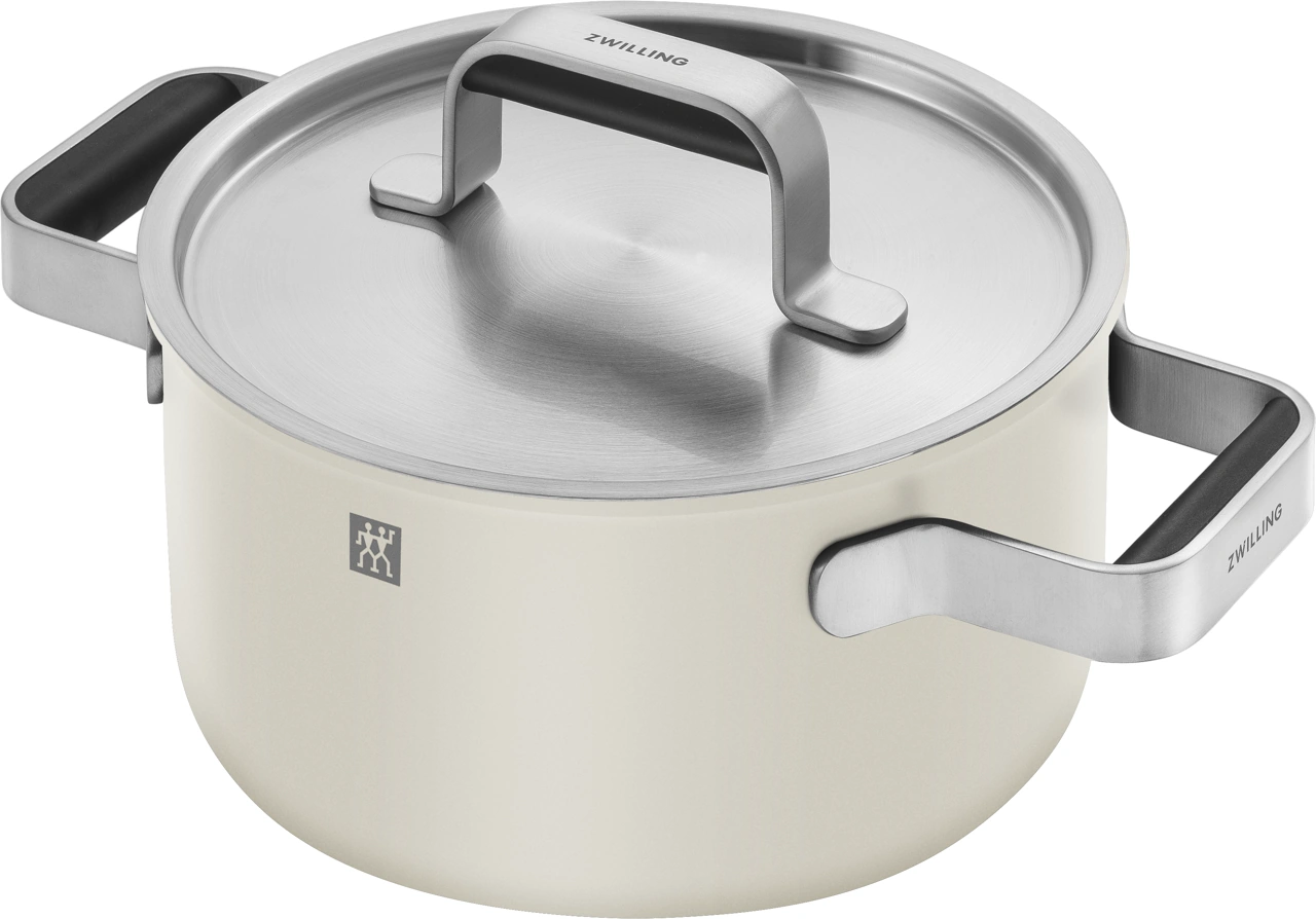 Zwilling Edelstahl Topfset Pure 5teilig elfenbein / creme creme 3