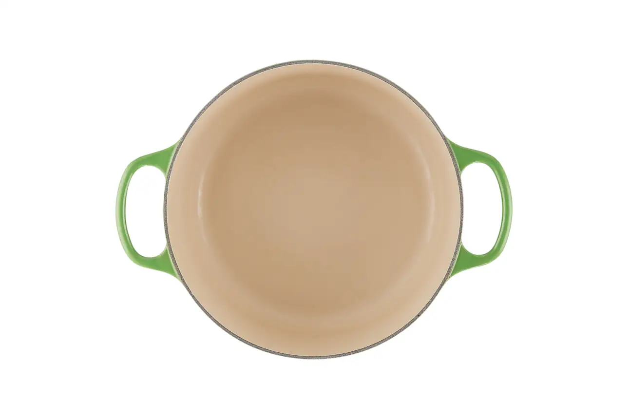 Le Creuset Gusseisen Topf 24 cm bamboo / grün 5