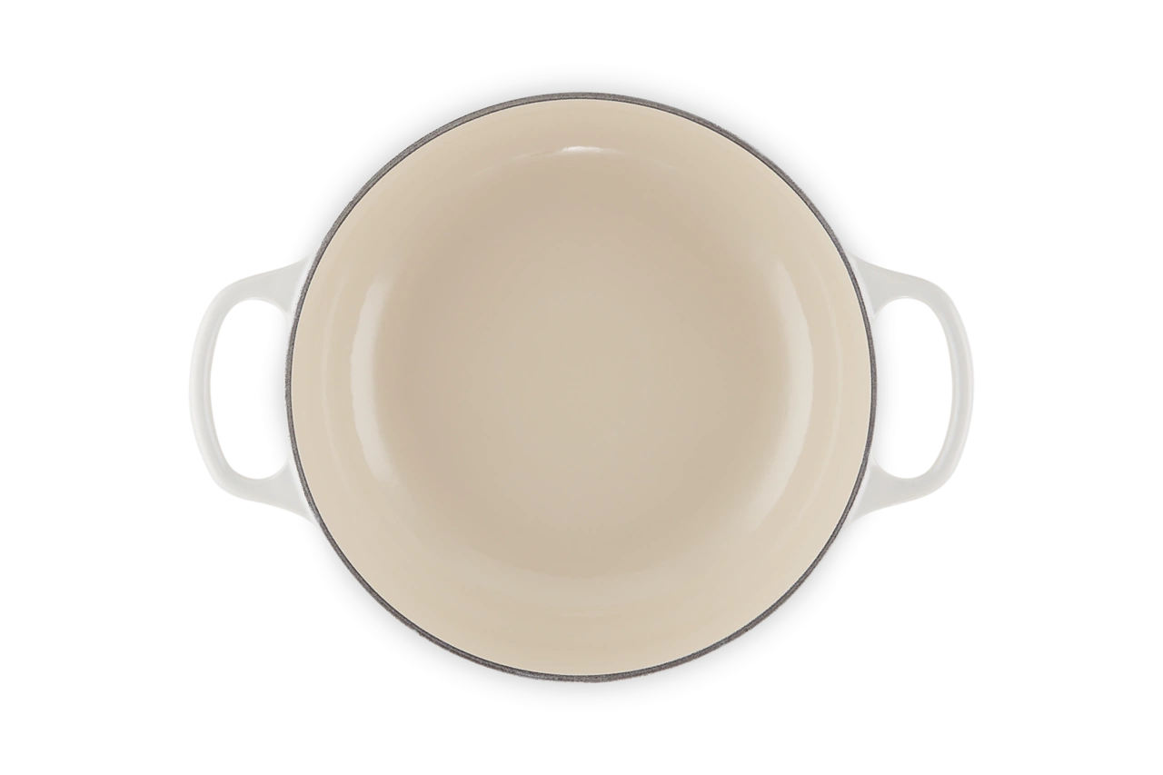 Le Creuset Sauteuse 24 cm meringue / creme meringue / creme 3