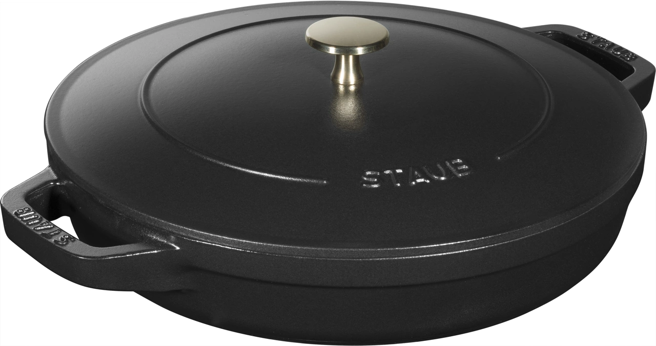 Staub Gusseisen Topfset 2-teilig 24 cm schwarz 3