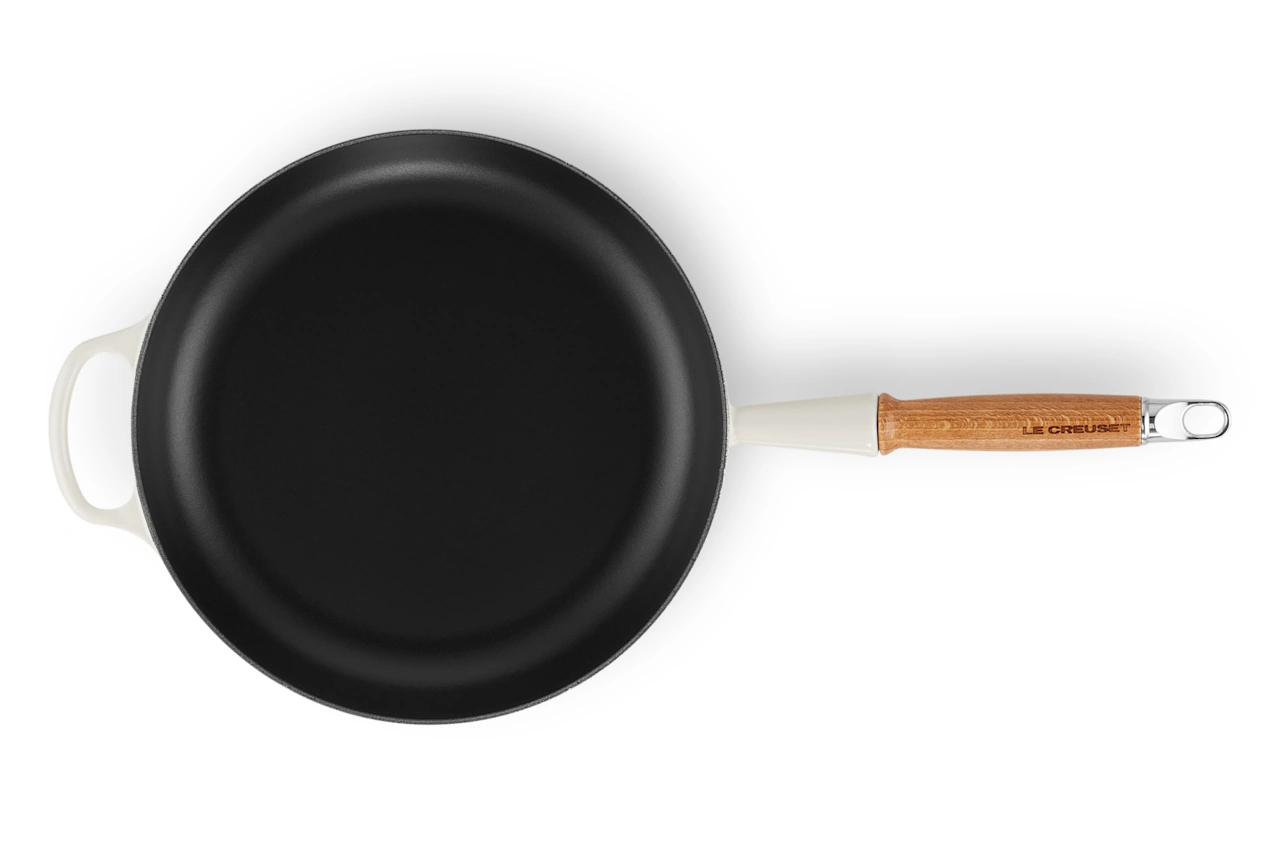 Le Creuset Gusseisen Bratpfanne 26 cm meringue / creme 2