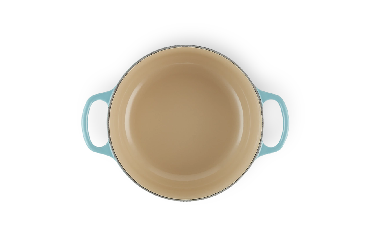 Le Creuset Gusseisen Topf 20 cm karibik / türkis 7