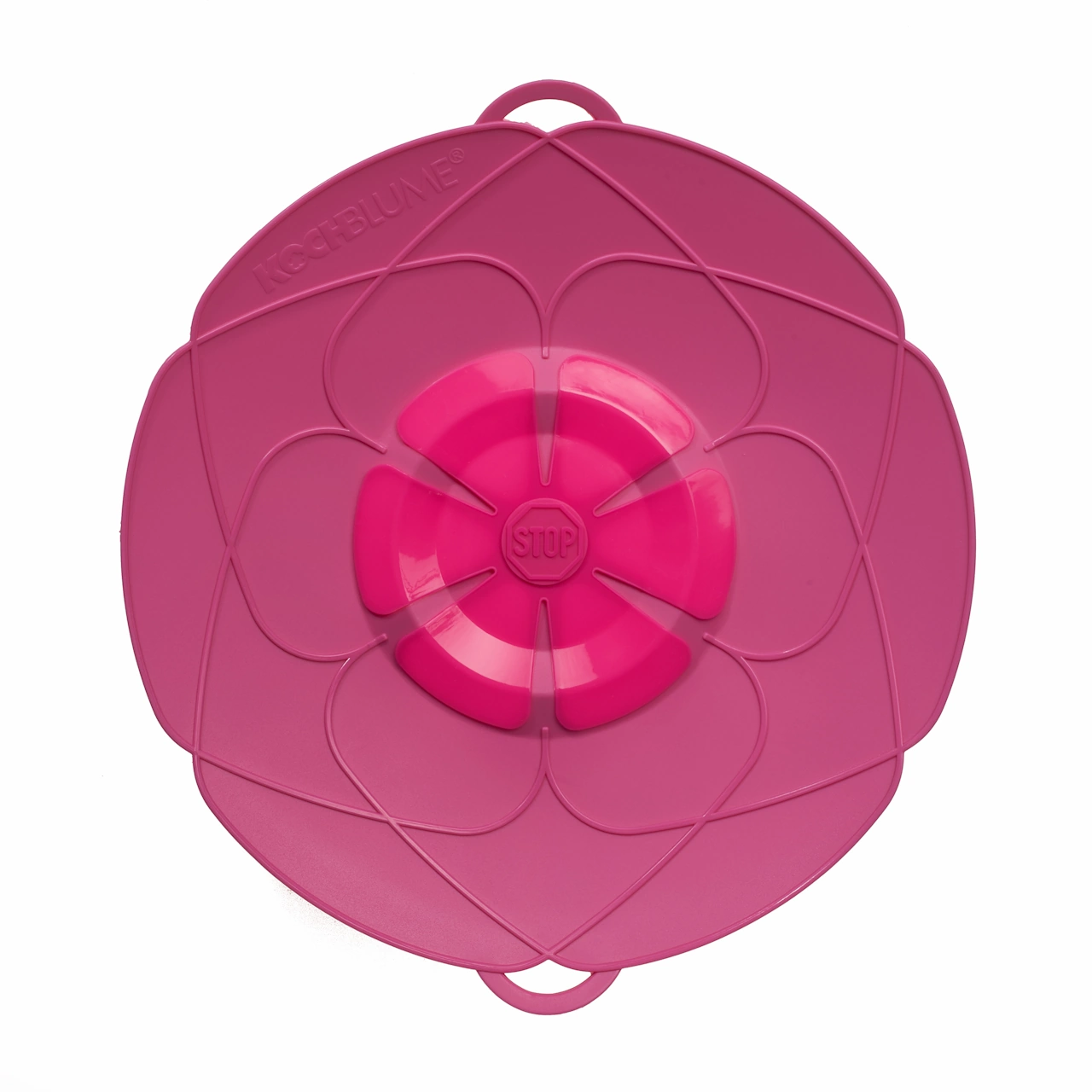 Kochblume / Überkochschutz groß 29 cm pink 1