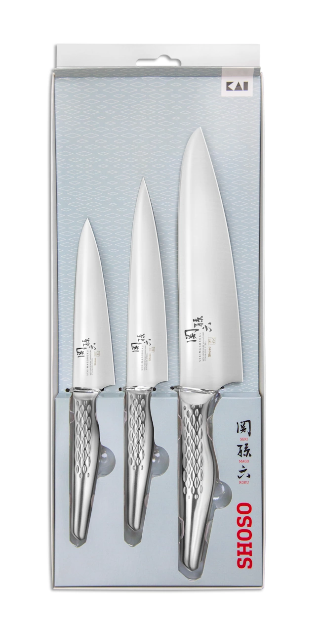 Kai Seki Magoroku Shoso Messerset mit Kochmesser 2