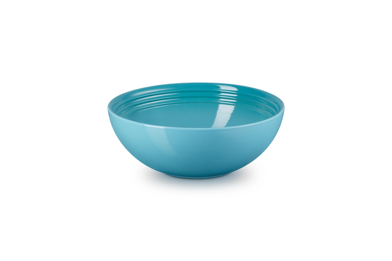 Le Creuset Keramik Salatschüssel 24 cm karibik karibik / türkis 1