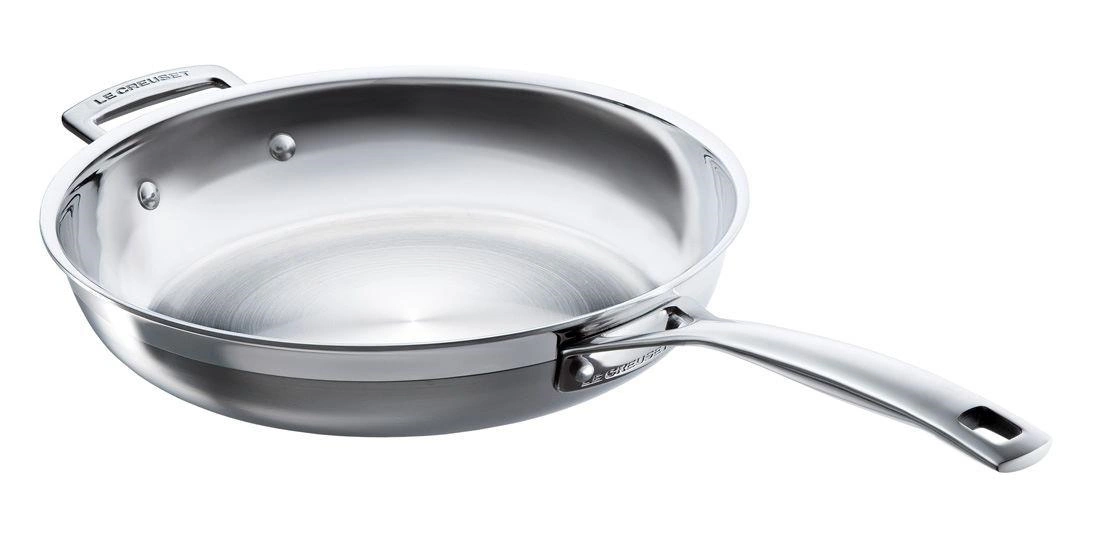 Le Creuset 3-ply Edelstahl Pfanne 28 cm 28 cm 1