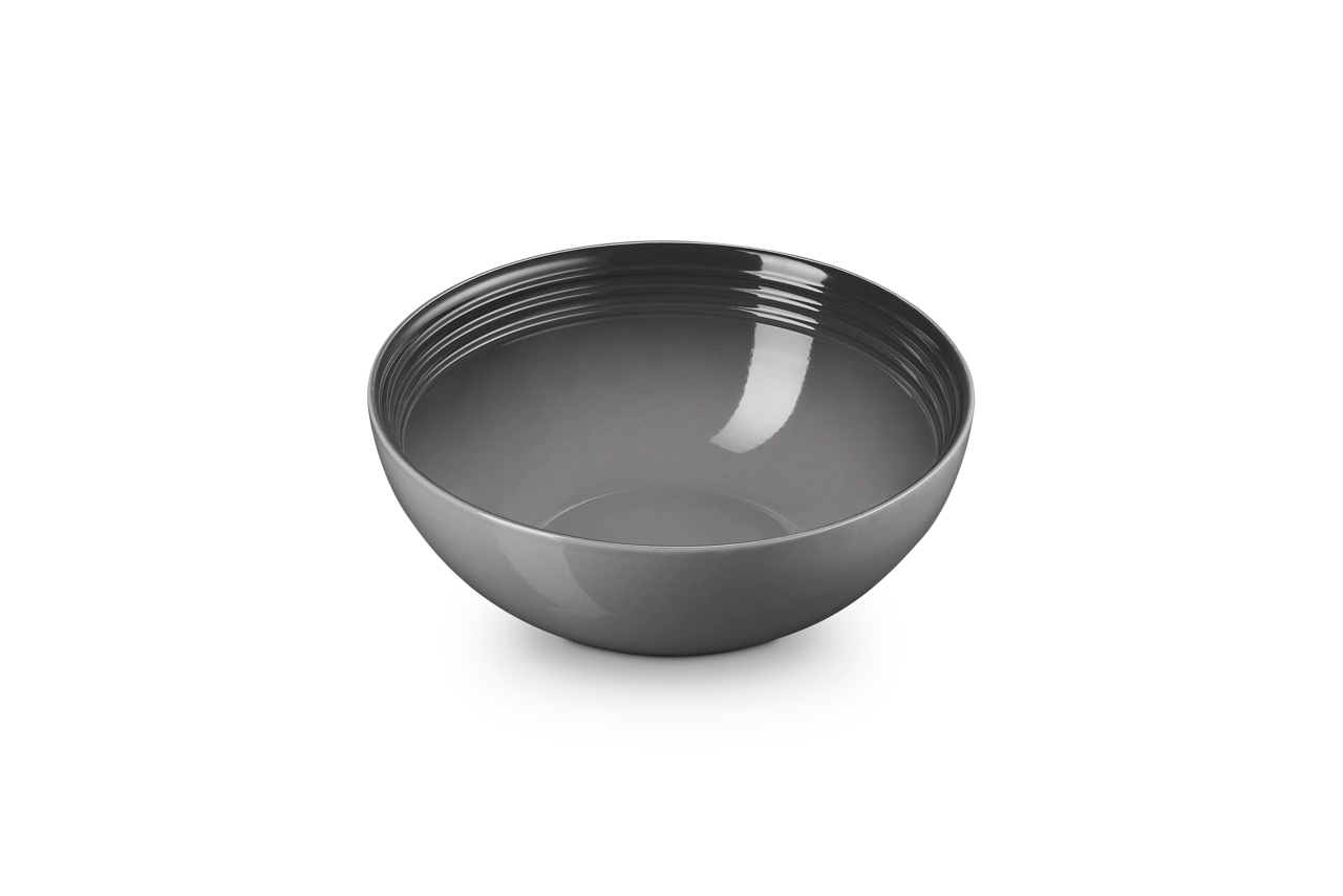 Le Creuset Keramik Salatschüssel 24 cm flint flint / grau 2