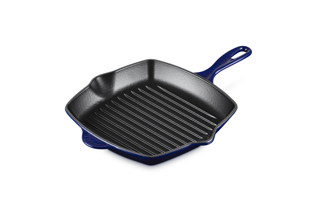 Le Creuset Tradition Grillpfanne 26 cm indigo / blau