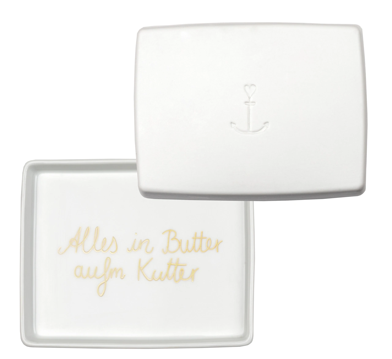 Räder Porzellan Butterdose Anker